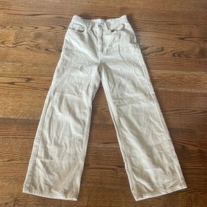 Urban Outfitters high and wide corduroy pants